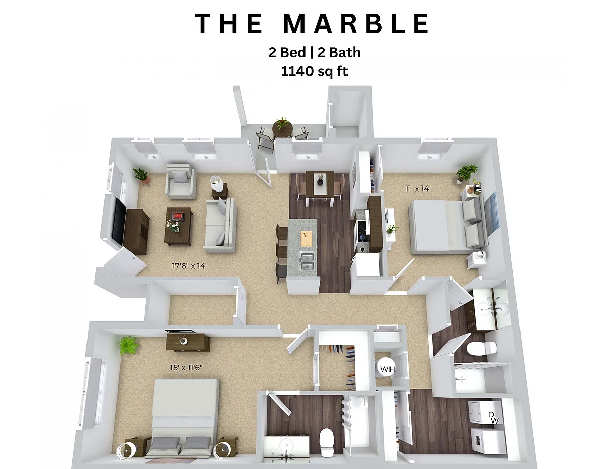 Floor plan The Marble