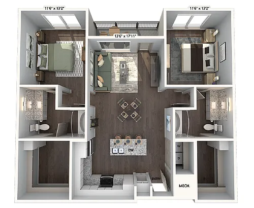 Floor plan B4-1212-W
