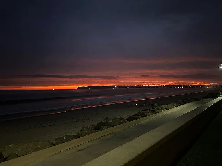 Boardwalk at night