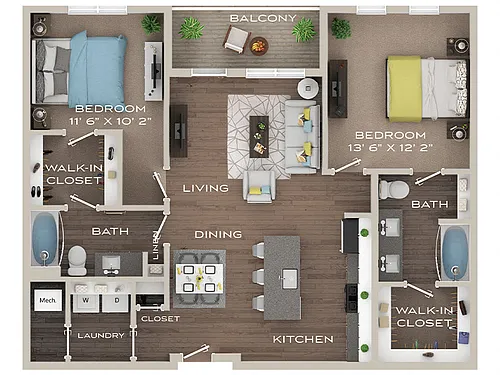 Floor plan Greene