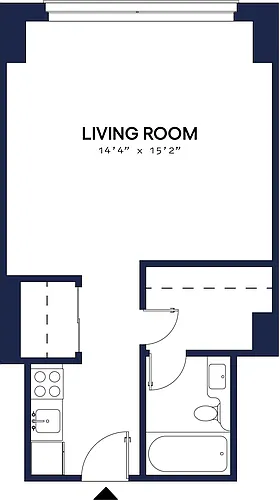 Floor plan Studio Standard