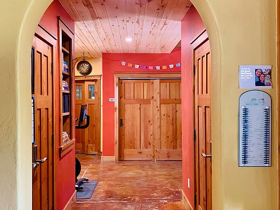 Looking to entry way from kitchen