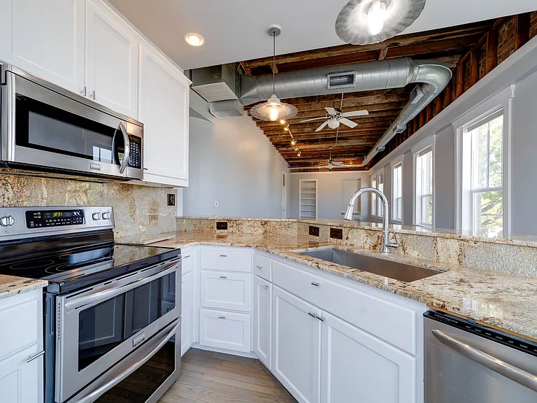 View of double-oven