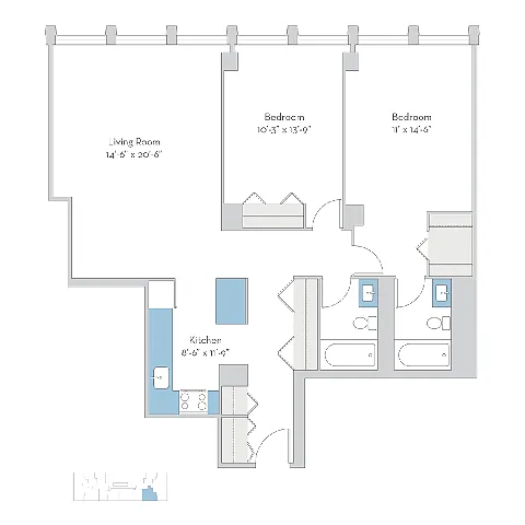 Floor plan 2bn14