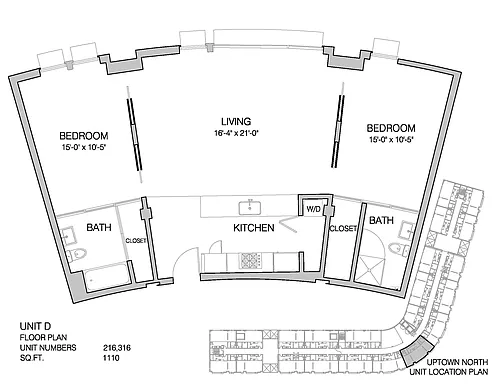 Floor plan N2-1110