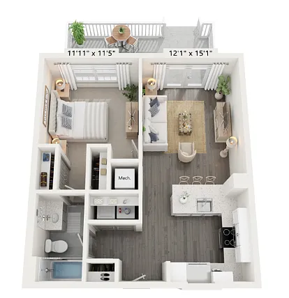 Floor plan A1