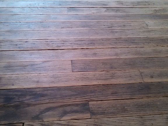 Restored red oak floor