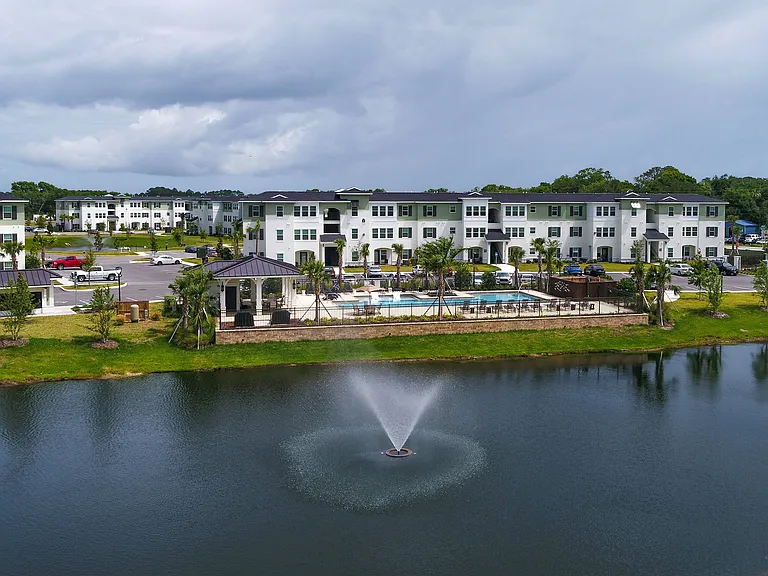 Lake, Pool, Buildings