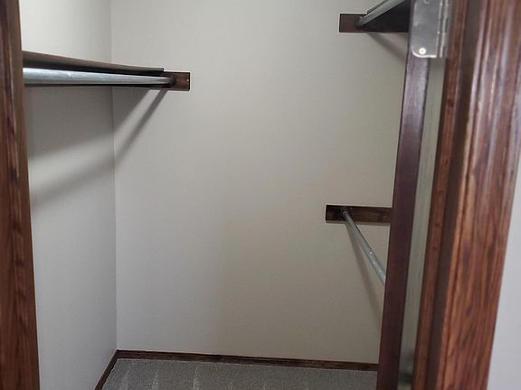 Master bedroom walk in closet