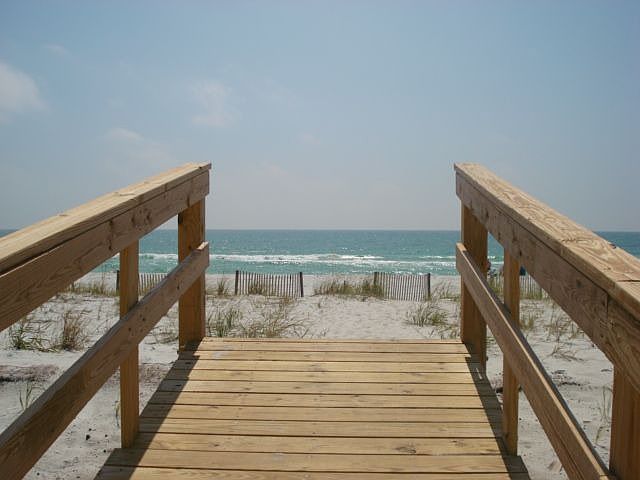 Steps from the Gulf of Mexico