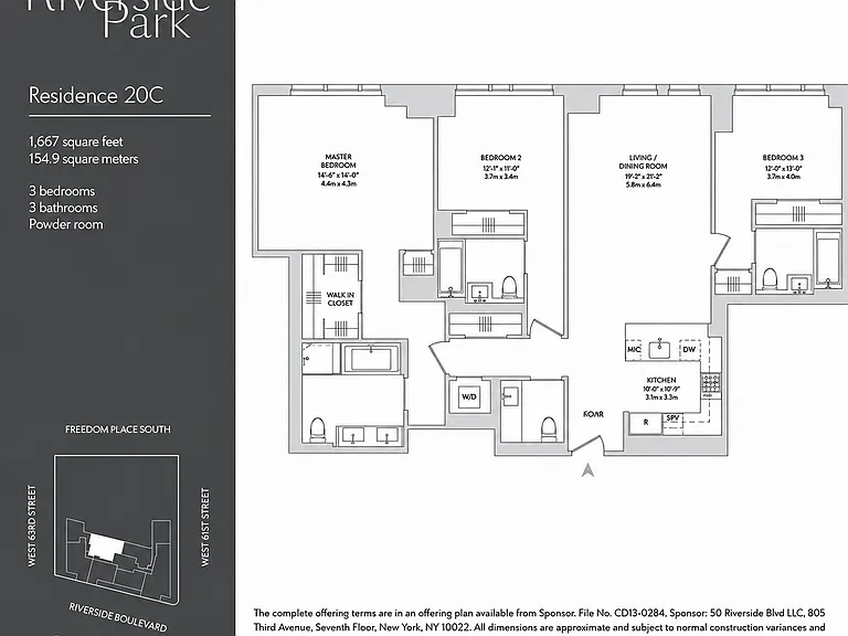 50 Riverside Blvd #20C — Photo 2