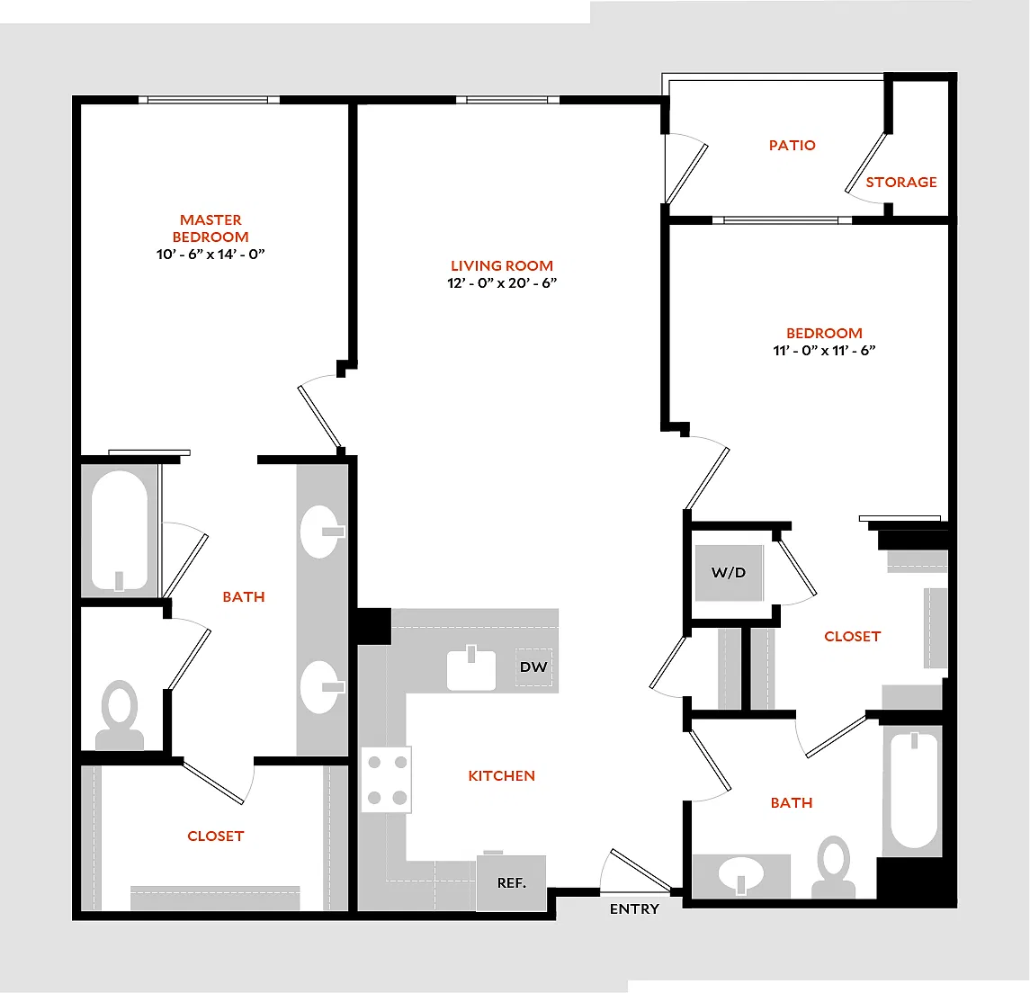 Floor plan Plan 2I