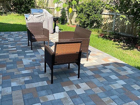 Backyard patio