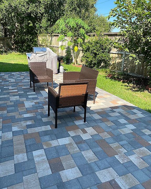Backyard patio