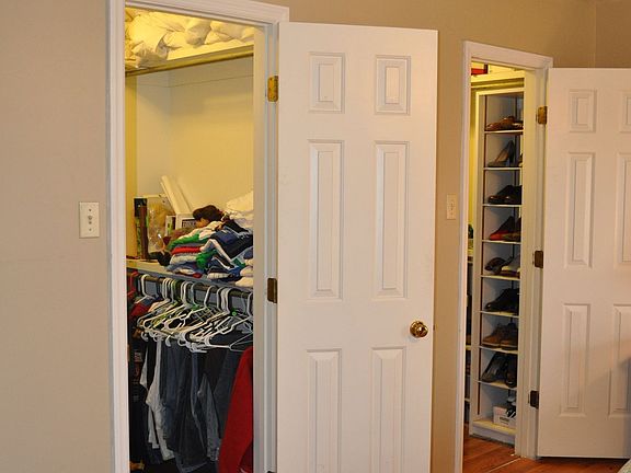 two master walk in closets