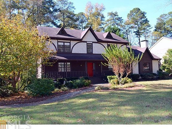 Tudor style home located in popular subdivision in Smoke Rise