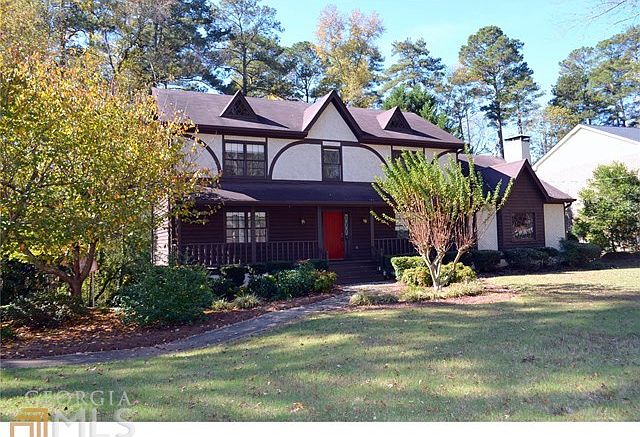 Tudor style home located in popular subdivision in Smoke Rise