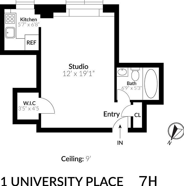 2nd image of 1 University Pl APT 7H