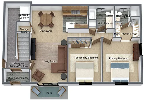 Floor plan Lower