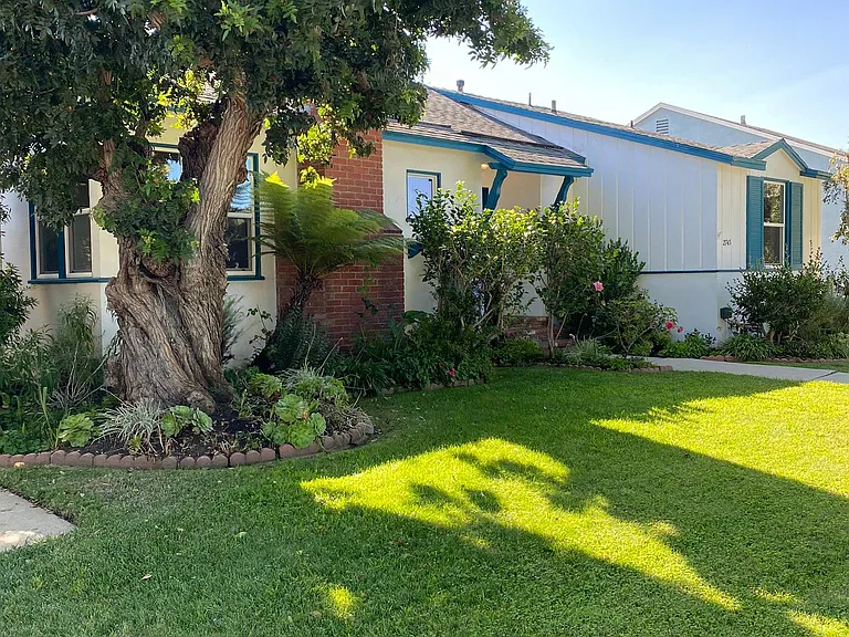 Large front lawn. Maintained by gardening service.