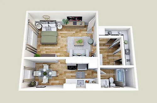Floor plan Studio