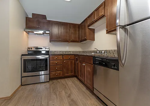 Floor plan Two Bedroom One Bath Standard