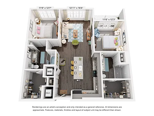 Floor plan Clark Creek