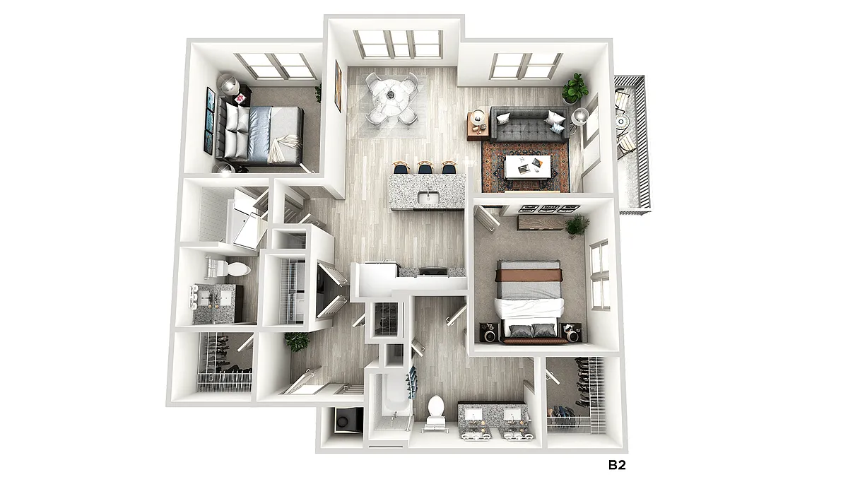 Floor plan B2
