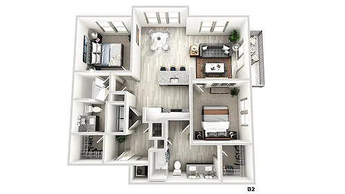 Floor plan B2