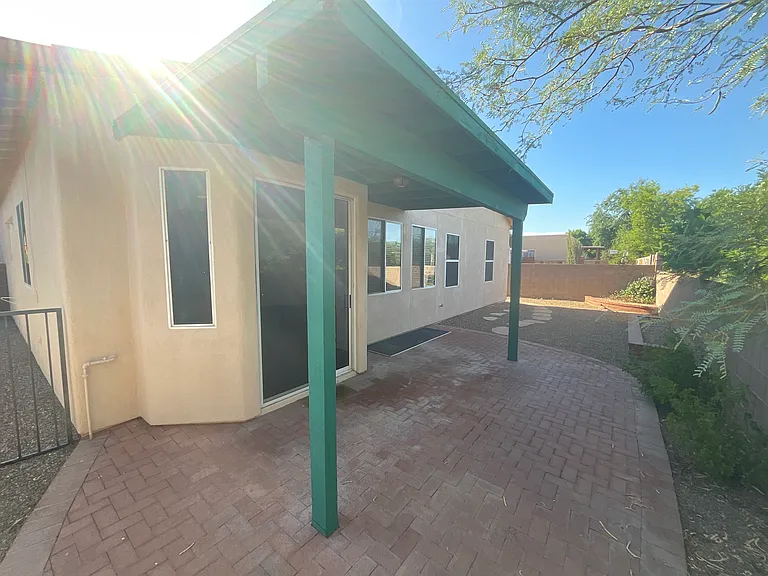 Covered patio