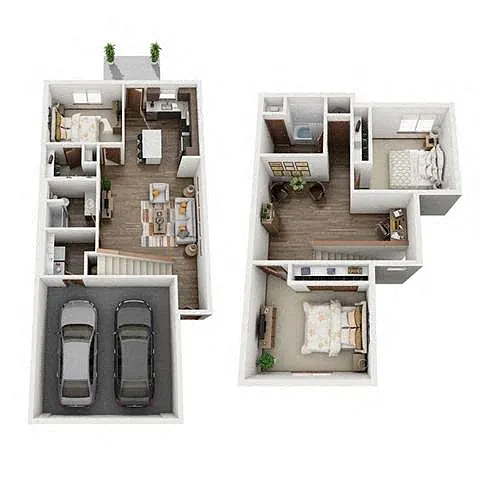 Floor plan Babe The Blue Ox | Townhome