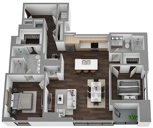 Floor plan Q