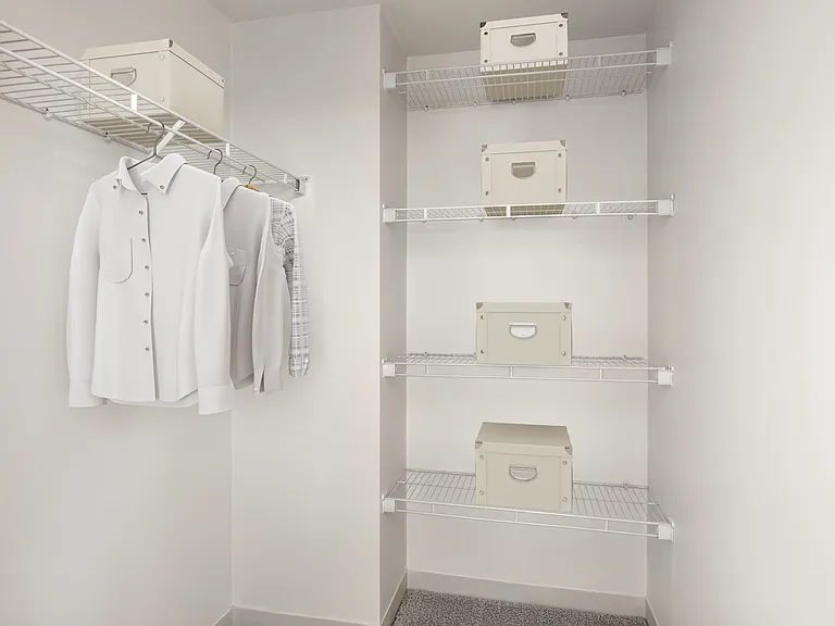 Ample space for your wardrobe in your closet