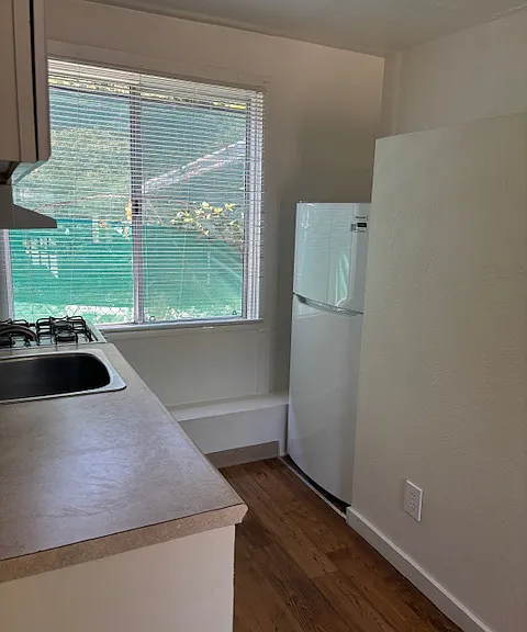 Kitchen. New refrigerator.