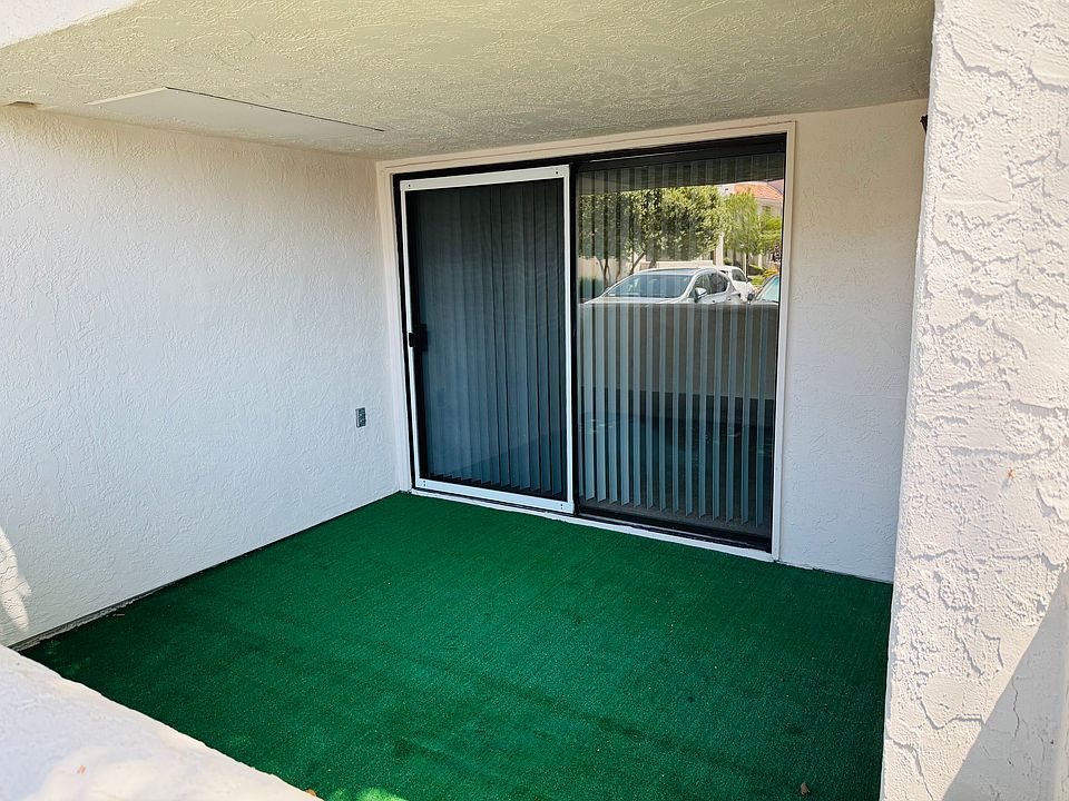 Patio area with extra storage