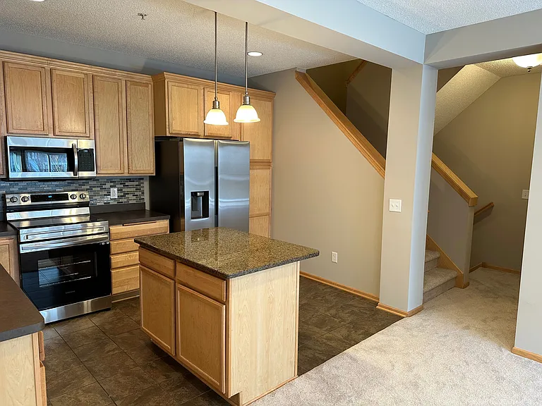 Kitchen with SS Appliances