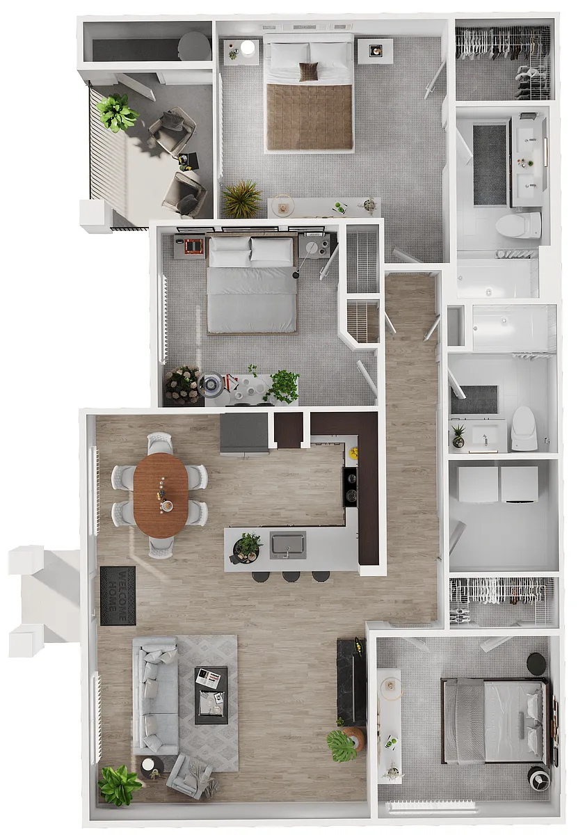 Floor plan 3X2 E