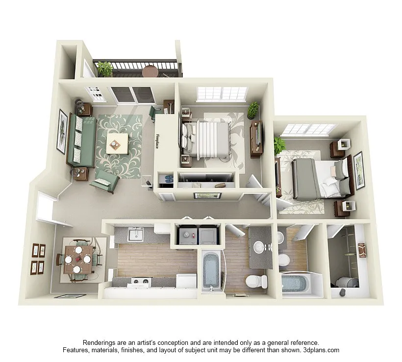 Floor plan 2X2