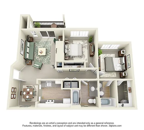 Floor plan 2X2