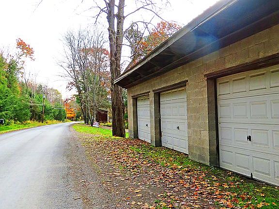 Road and Garage View