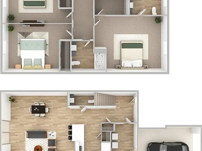 3 Bedroom | 2.5 Bath | 1510 SF 3 Bedroom | 2.5 Bath | 1510 SF