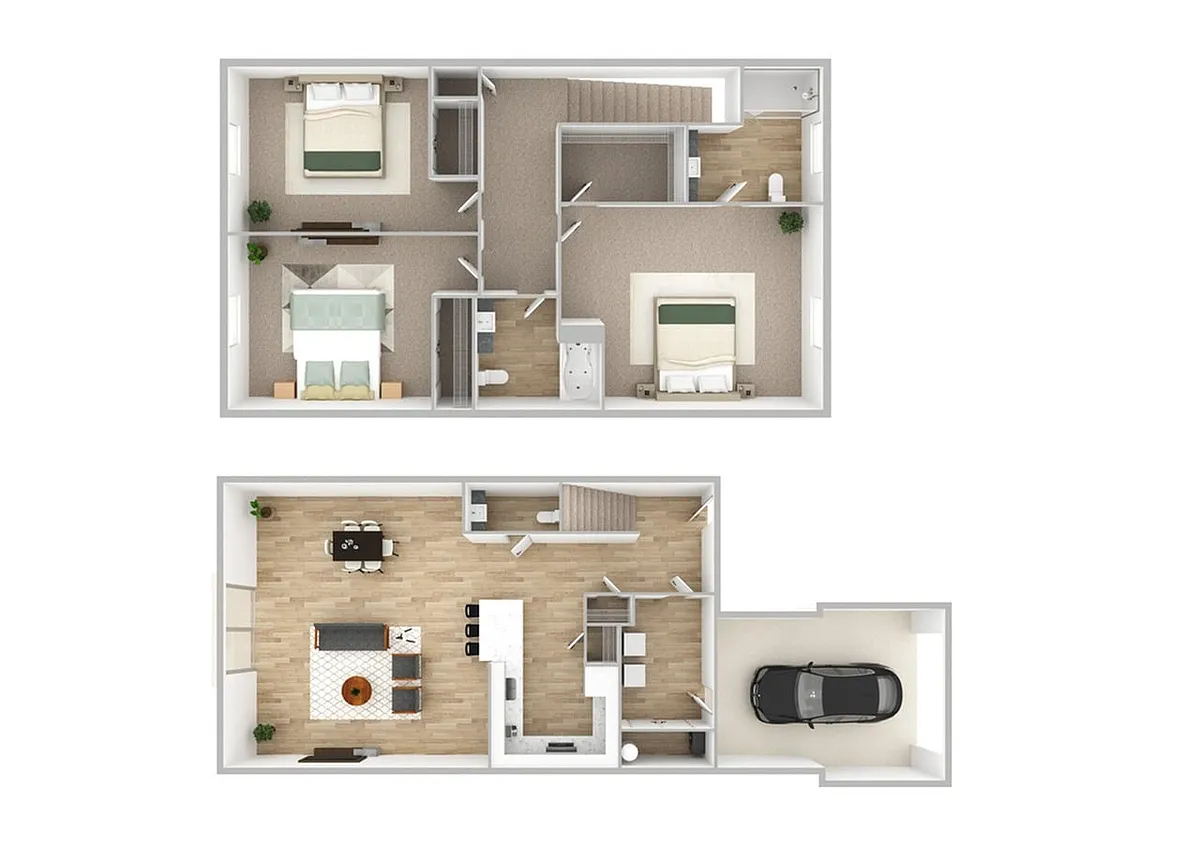 Floor plan Estate (Townhome)
