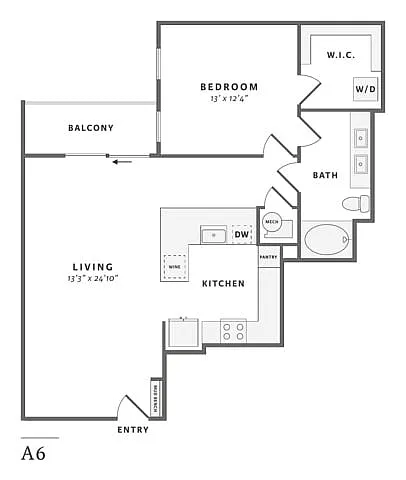Floor plan A61
