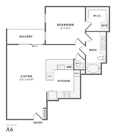 Floor plan A61