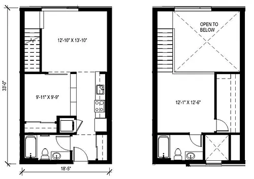 Floor plan Townhome - TH2