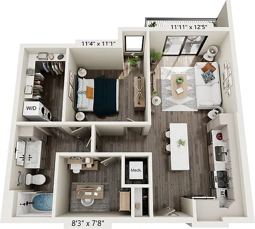 Floor plan A56
