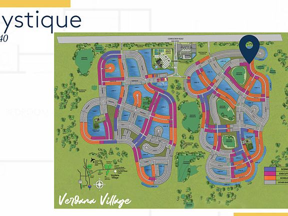 Location of this home within Verdana Village