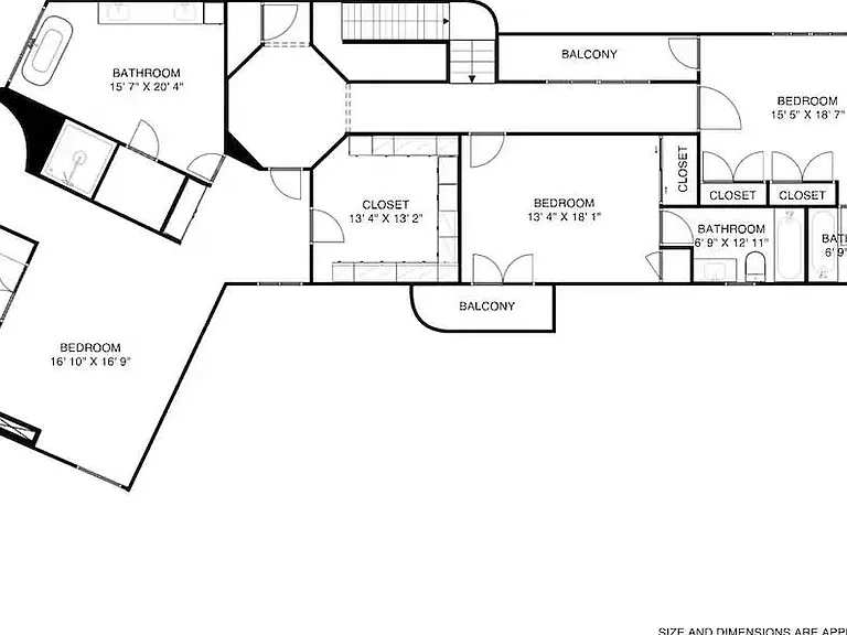 Study the details of the property's floorplan.