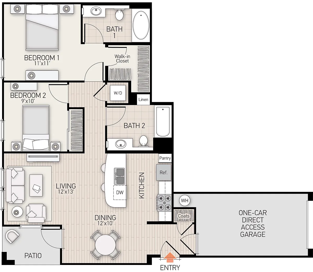 Floor plan Plan J