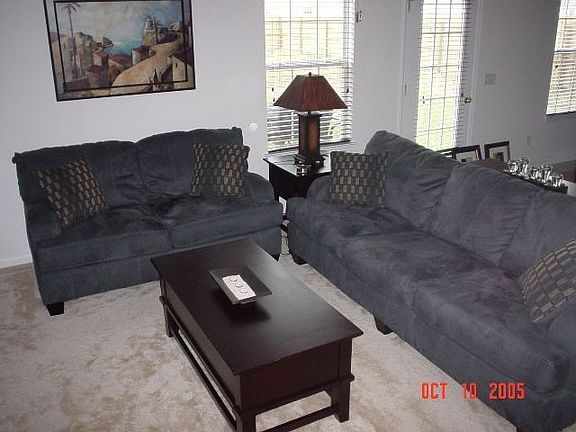 Living Room View from Stairs